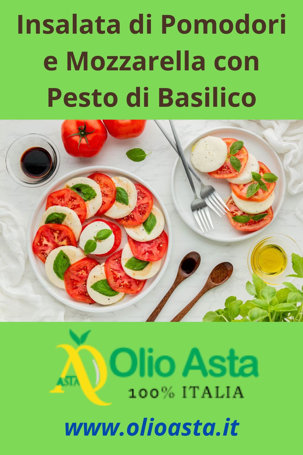 Insalata di Pomodorini, Basilico e Mozzarella